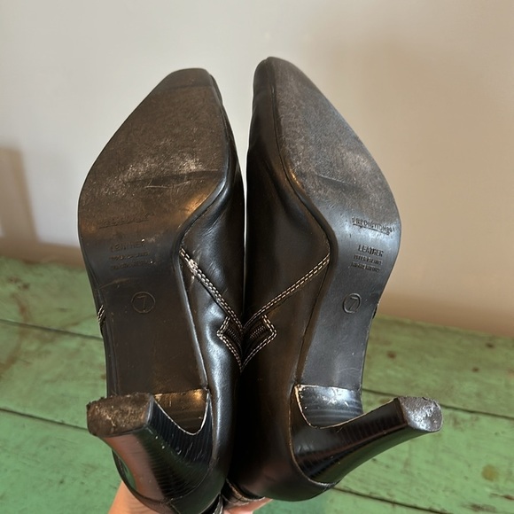 Women’s Predictions Black Leather Ankle Boot Size 7 - Picture 8 of 10